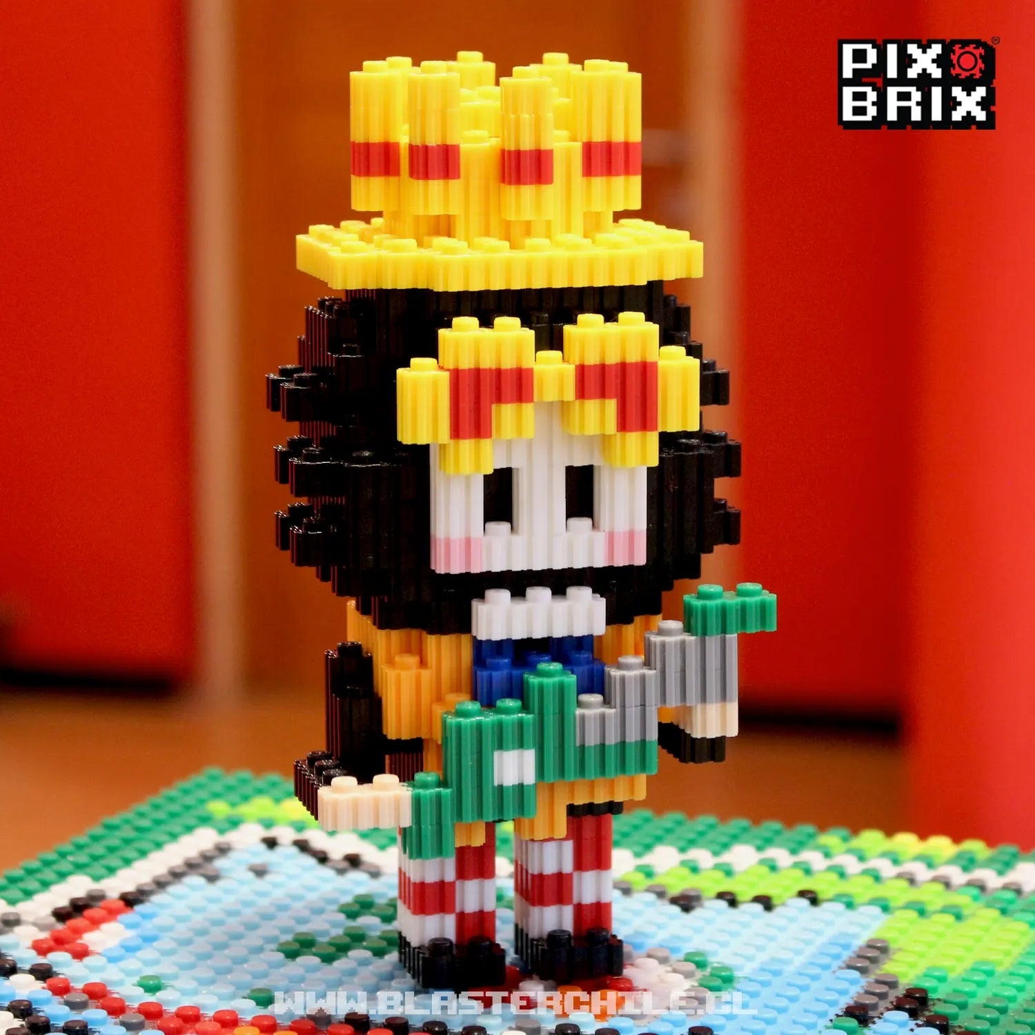 PixBrix 3D - Como hacer a Brook con Pixel Block – BlasterChile