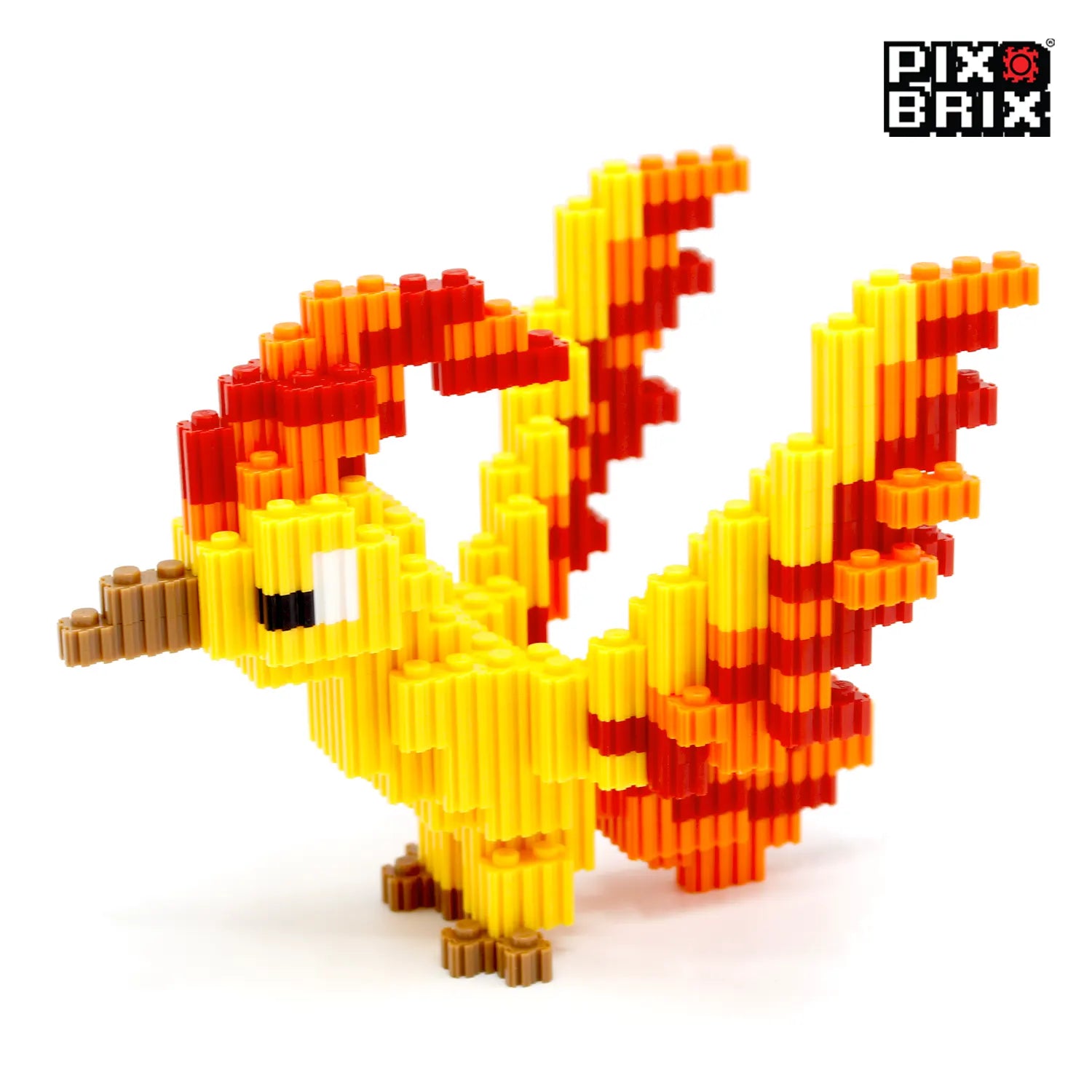 PixBrix 3D - Como hacer a Moltres con Pixel Block – BlasterChile