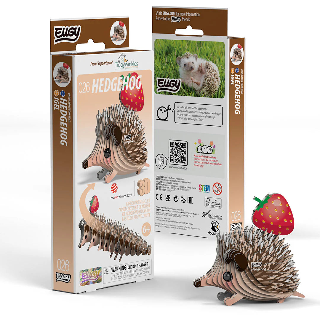 Erizo Puzzle 3D de Cartón - Eugy Dodoland – BlasterChile