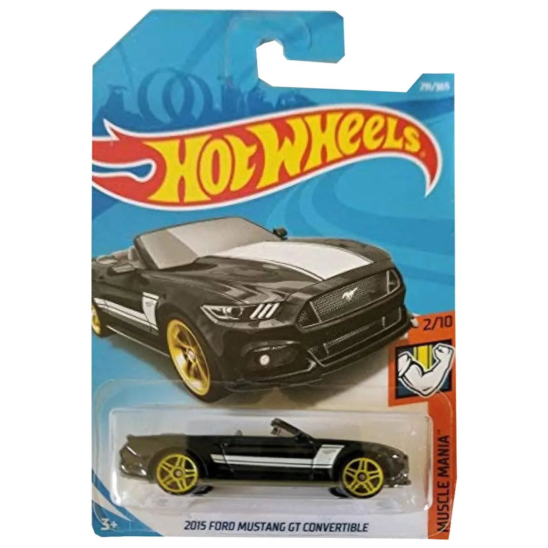 2015 Ford Mustang Gt Convertible - Muscle Mania 2/10 - Hot Wheels