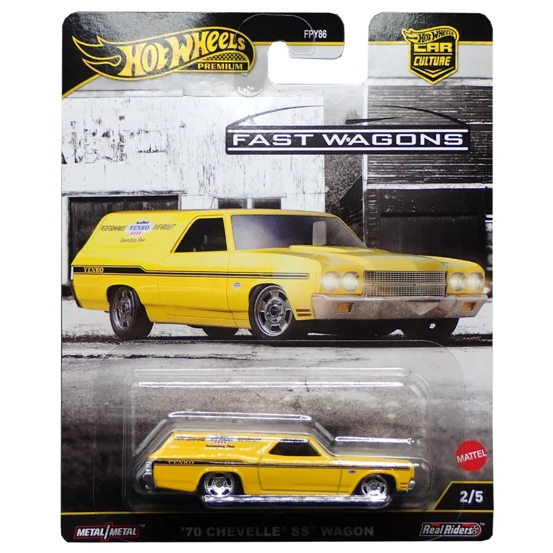 ホットウィール　FAST WAGONS '70 シェベル SSワゴン10台セット 70 Chevelle SS Wagon - Fast Wagons 2/5 - Hot Wheels – BlasterChile