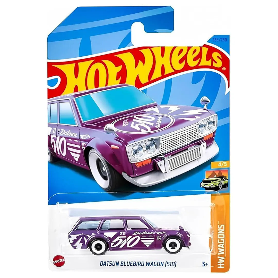 DATSUN BLUEBIRD WAGON (510) 5個 DATSUN510 Datsun Bluebird Wagon (510) - Wagons 4/5 - Hot Wheels – BlasterChile