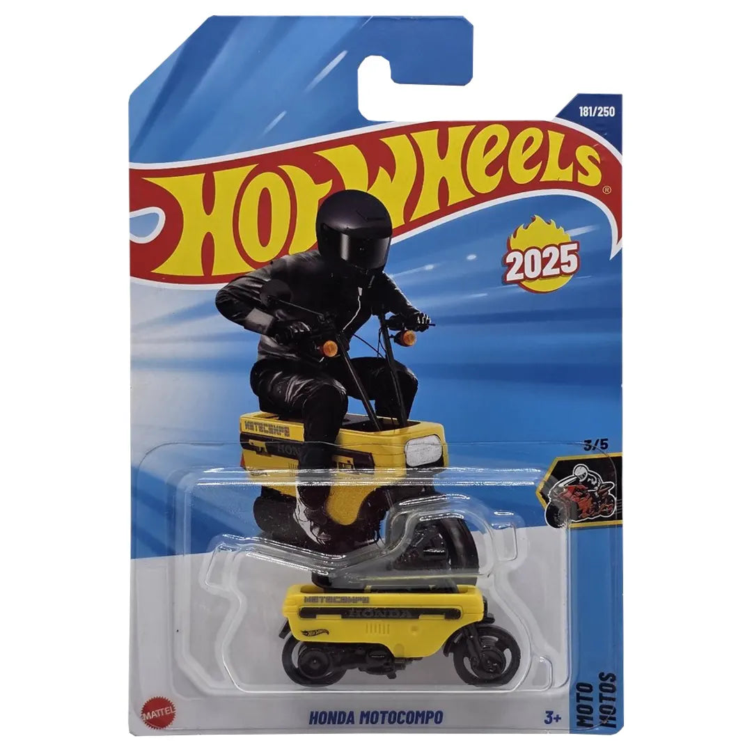Hot Wheels Honda Motocompo Rojo - Escala 1:64, Coleccionable, Para Niños A Partir De 3 Años