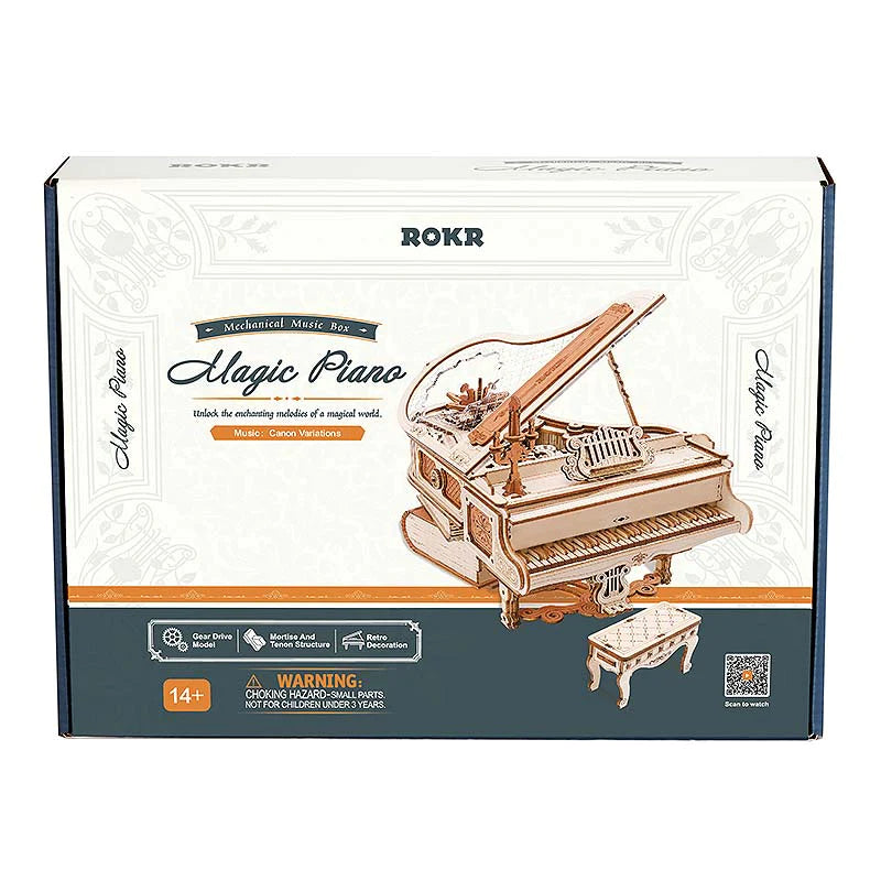 Robotime Puzzle 3D Carillon in Legno Magic Violoncello Kit