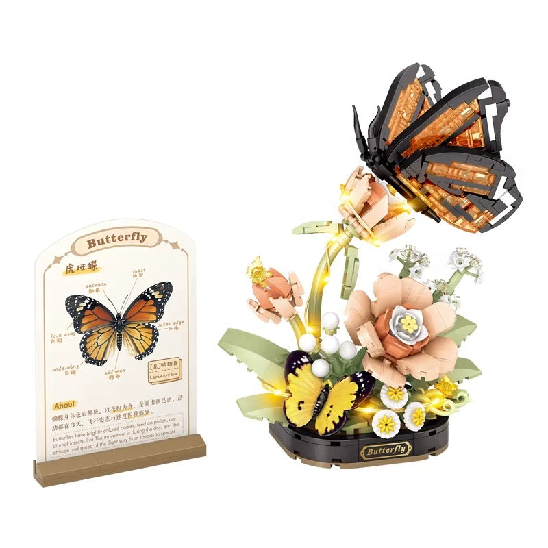 Tiger Butterfly - Mariposa - Armables con Bloques - Micro Block