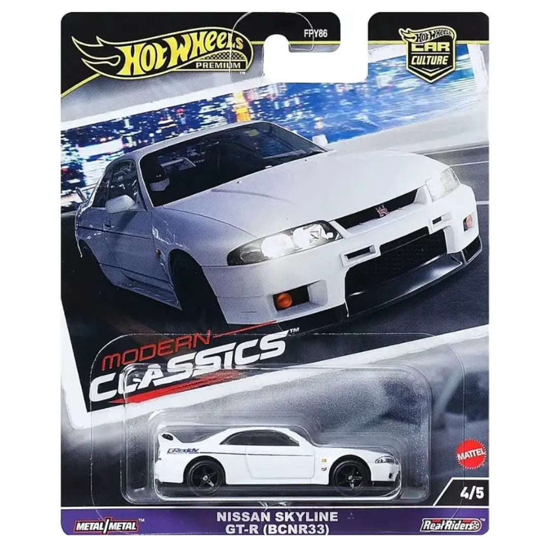 Hot Wheels Nissan Skyline R32 Pandem - Voiture De Collection 1/64, Pneus Real Riders, Métal
