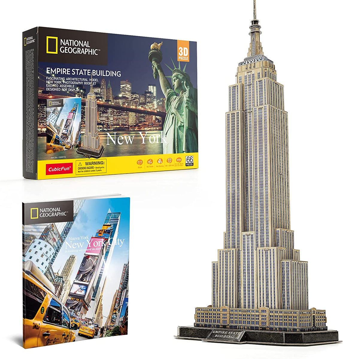 Empire State Building New York Nat Geo Rompecabezas 3D BlasterChile