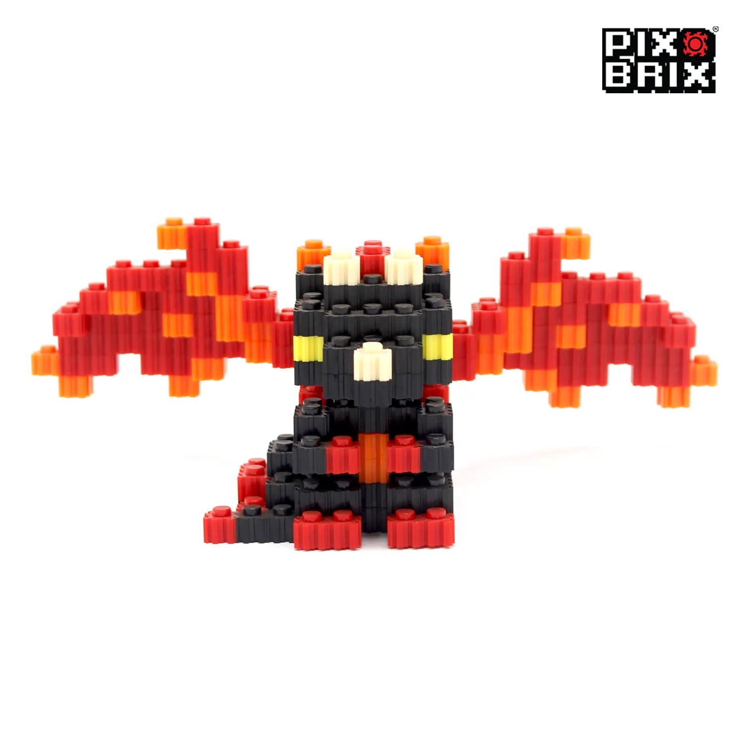 PixBrix 3D - Como hacer a Baby Black Dragon con Pixel Block