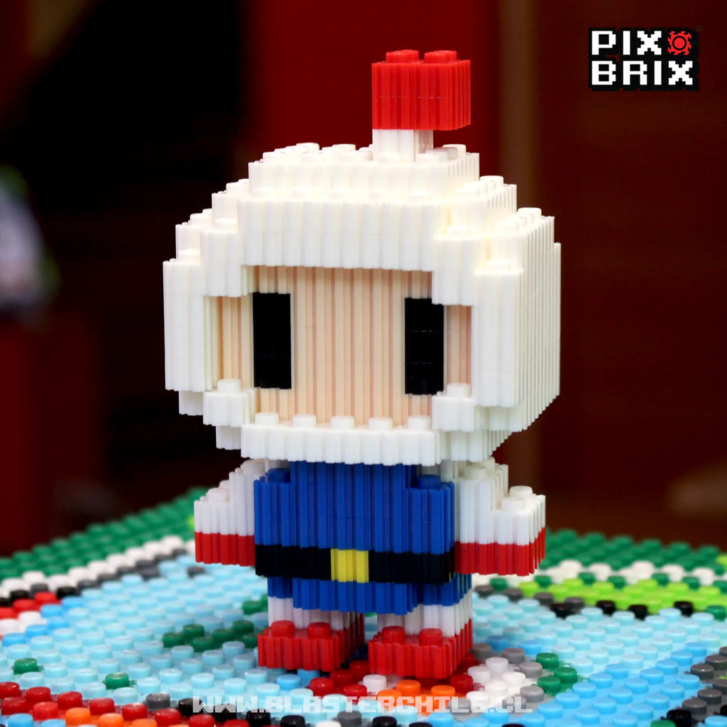 PixBrix 3D - Como hacer a Bomberman con Pixel Block