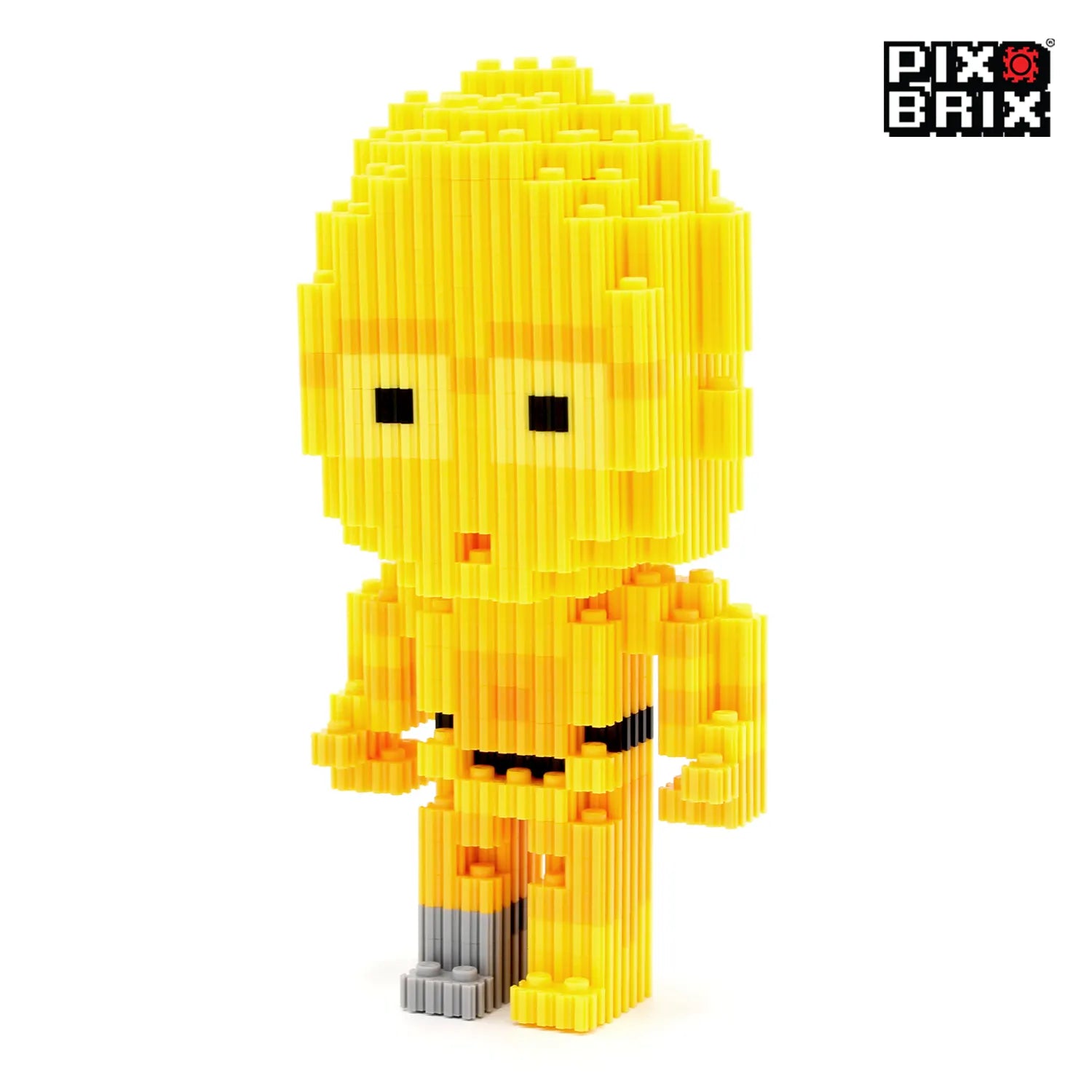PixBrix 3D - Como hacer a C3PO con Pixel Block