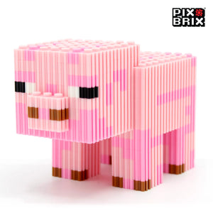 PixBrix 3D - Como hacer a Cerdito Minecraft con Pixel Block