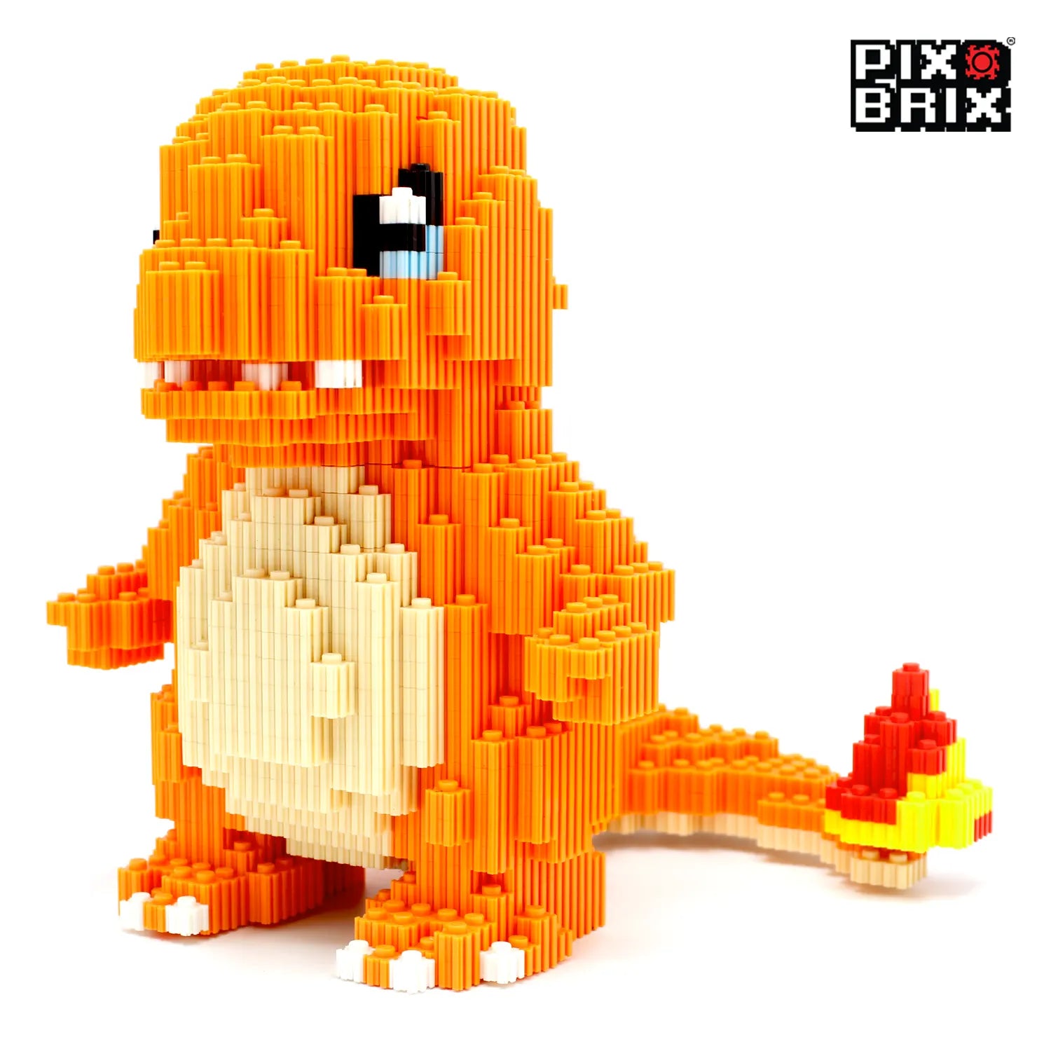 PixBrix 3D - Como hacer a  Charmander Grande con Pixel Block