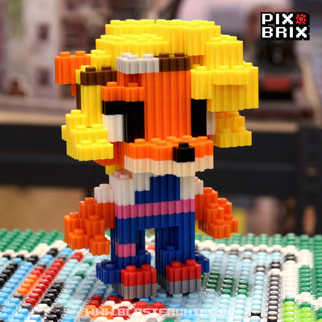PixBrix 3D - Como hacer a Coco Bandicoot con Pixel Block
