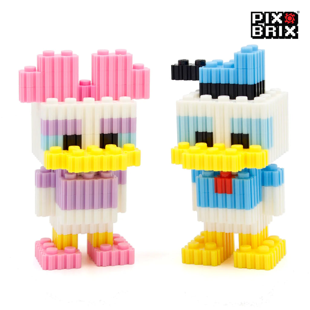 PixBrix 3D - Como hacer a Donald y Daisy con Pixel Block