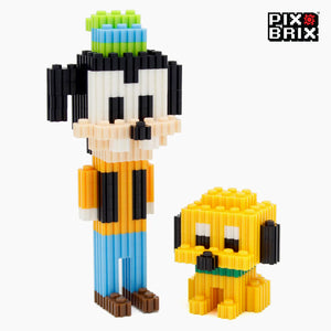 PixBrix 3D - Como hacer a  Goofy y Pluto con Pixel Block