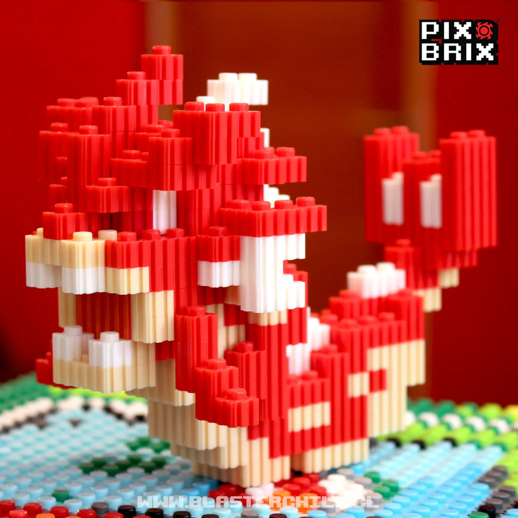 PixBrix 3D - Como hacer a Gyarados Rojo con Pixel Block