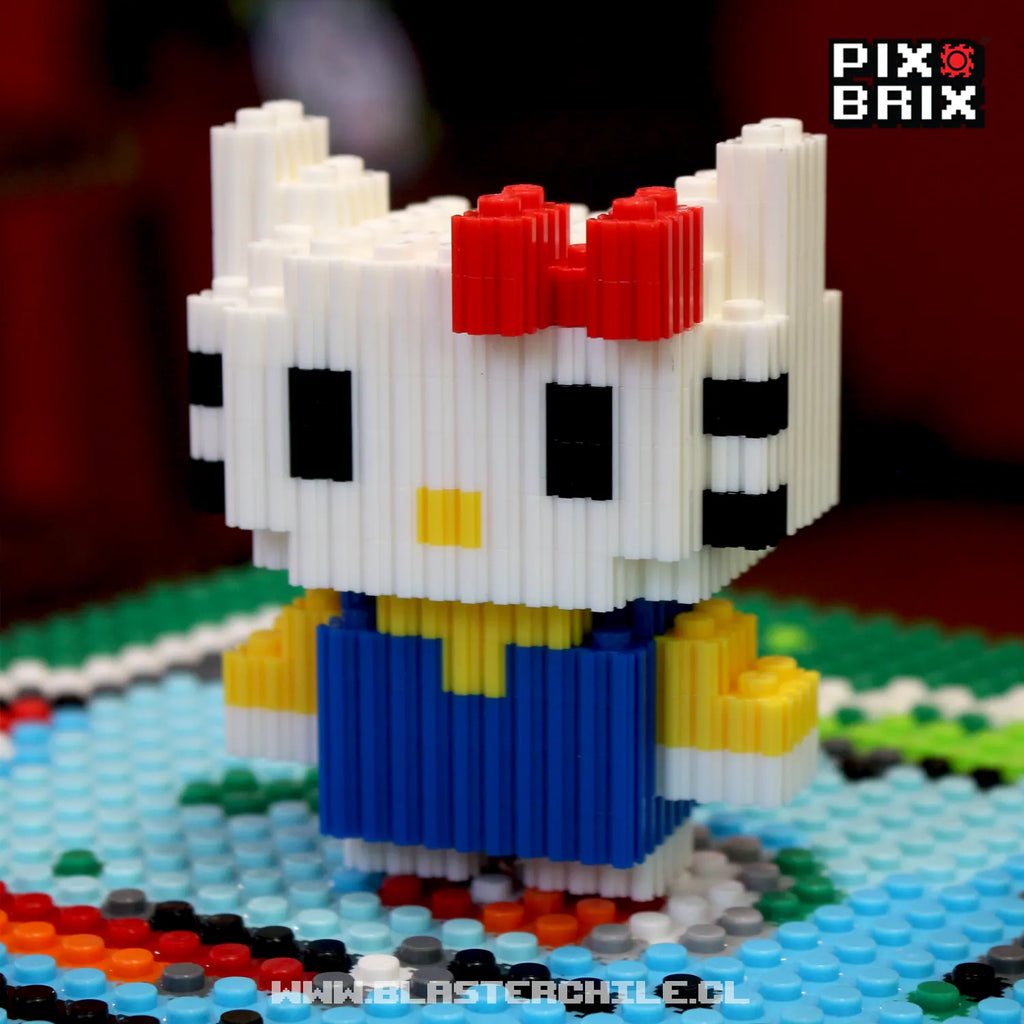 PixBrix 3D - Como hacer a Hello Kitty con Pixel Block
