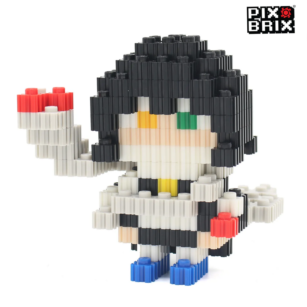 PixBrix 3D - Como hacer a Iguro Obanai con Pixel Block