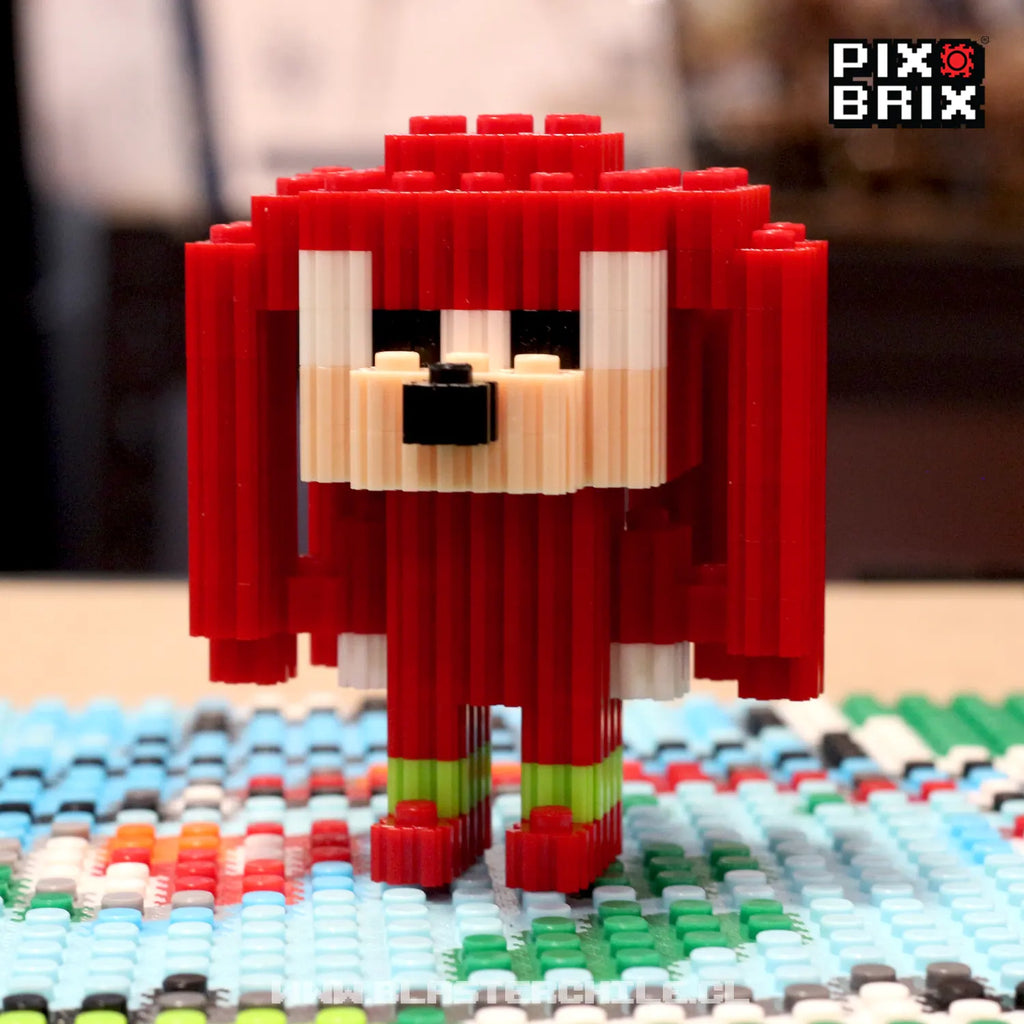 PixBrix 3D - Como hacer a Knuckles Pequeño con Pixel Block