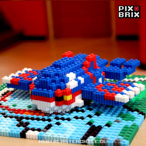 PixBrix 3D - Como hacer a Kyogre con Pixel Block