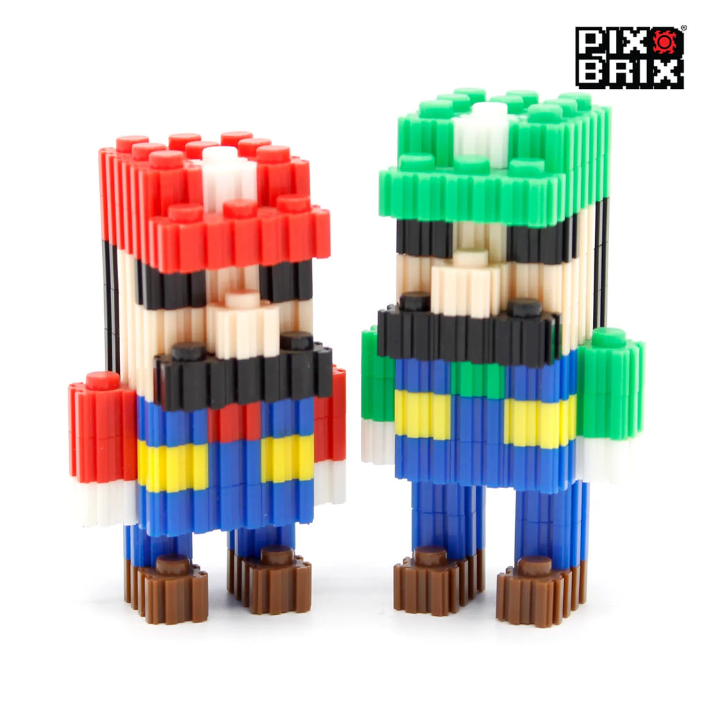 PixBrix 3D - Como hacer a Mario y Luigi con Pixel Block