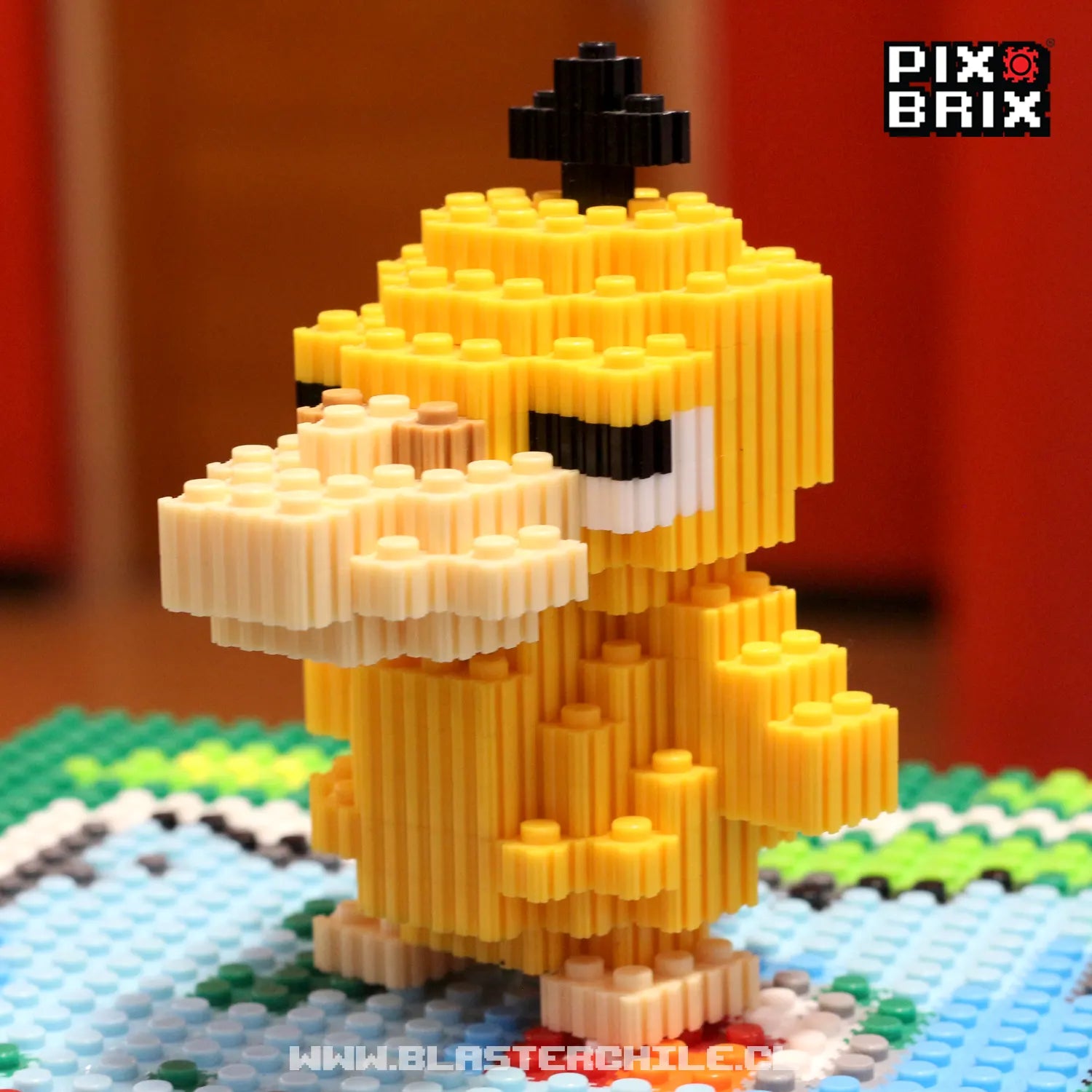 PixBrix 3D - Como hacer a Psyduck con Pixel Block