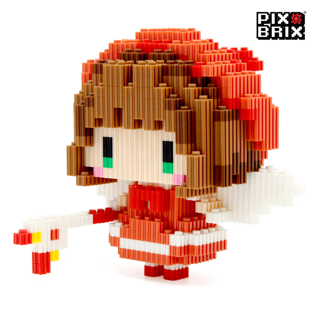 PixBrix 3D - Como hacer a Sakura Card Captor  con Pixel Block