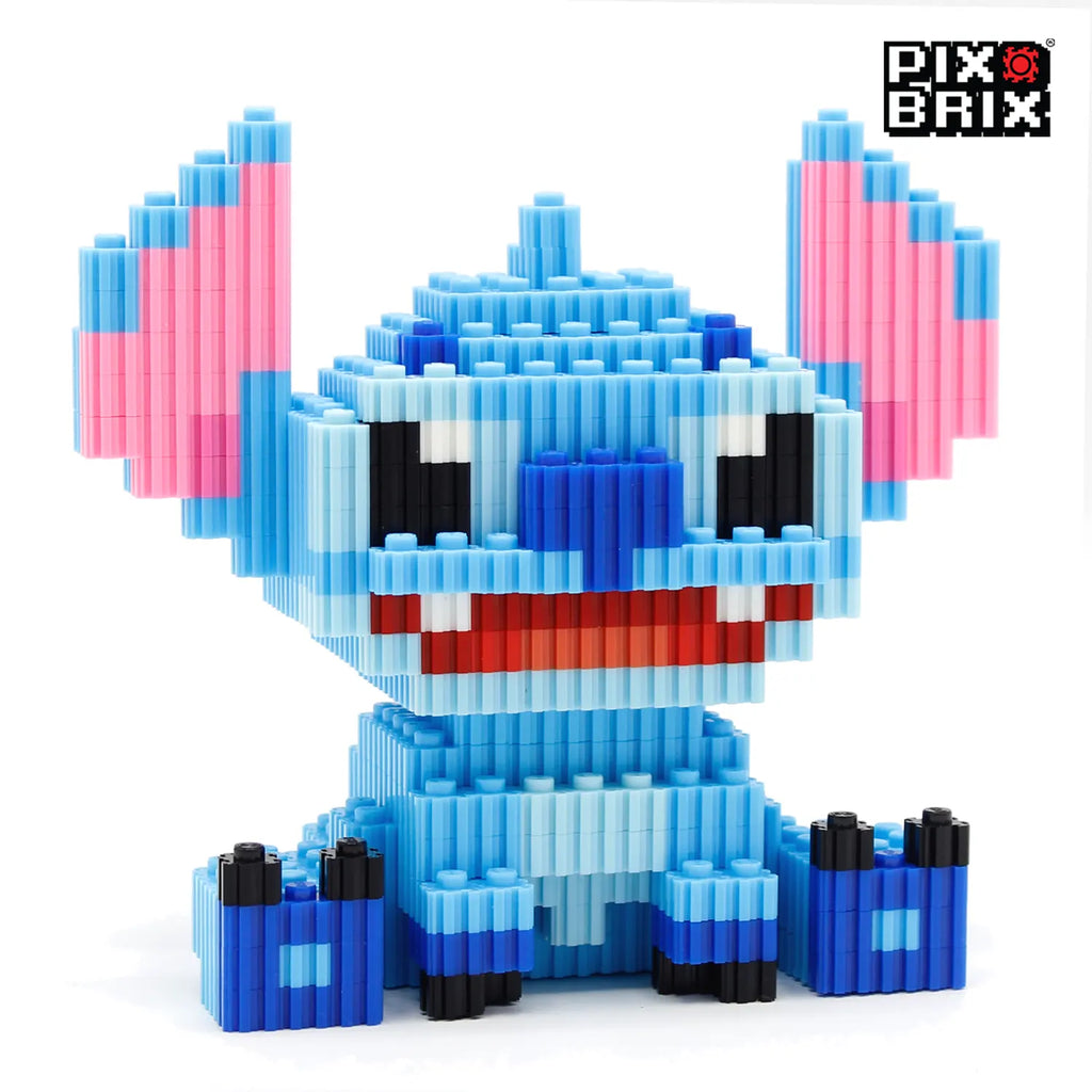 PixBrix 3D - Como hacer a Stitch Grande con Pixel Block
