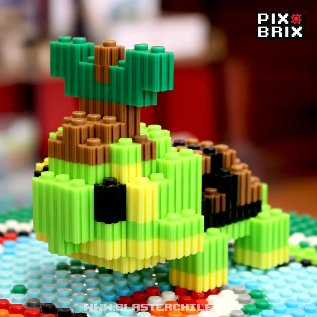 PixBrix 3D - Como hacer a Turtwig con Pixel Block