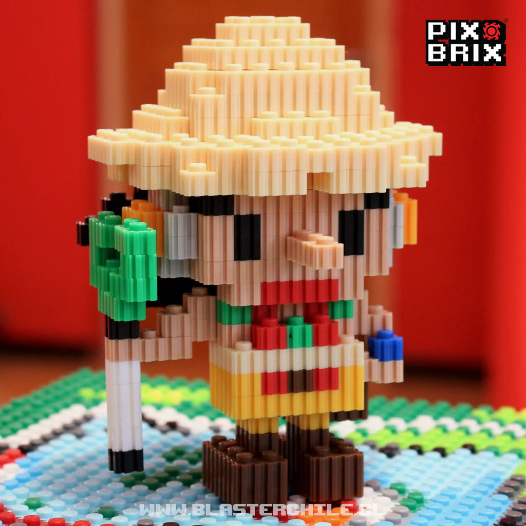 PixBrix 3D - Como hacer a Usop con Pixel Block