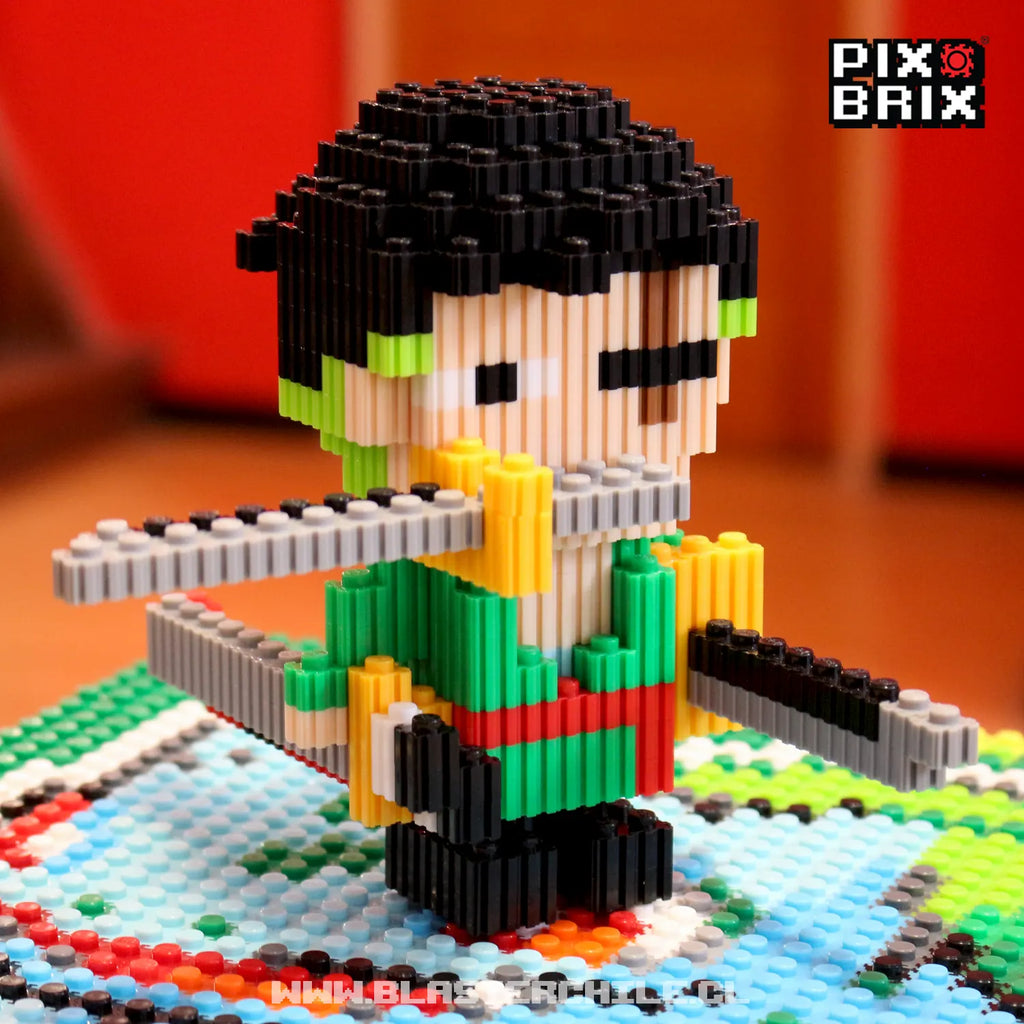 PixBrix 3D - Como hacer a Zoro con Pixel Block