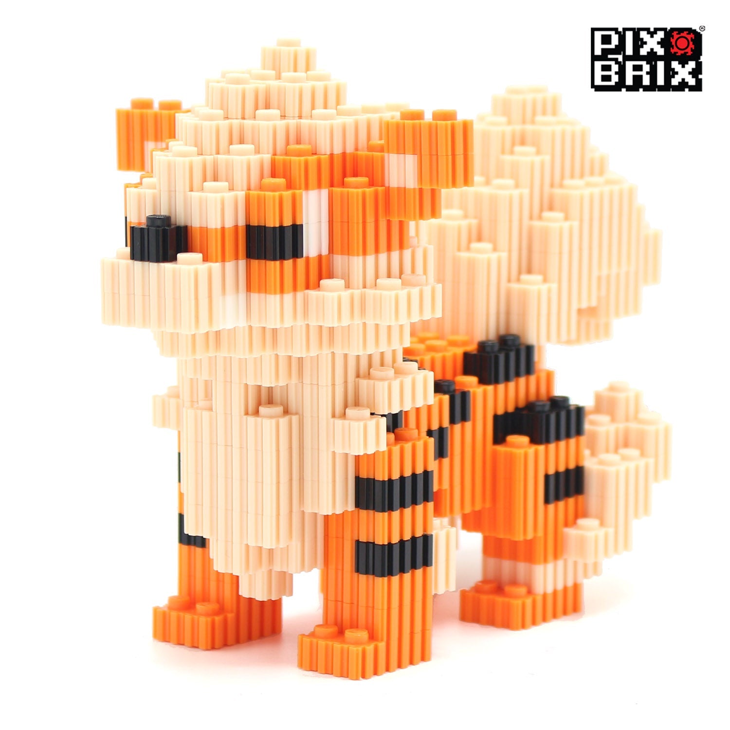 PixBrix 3D - Como hacer a Arcanine con Pixel Block