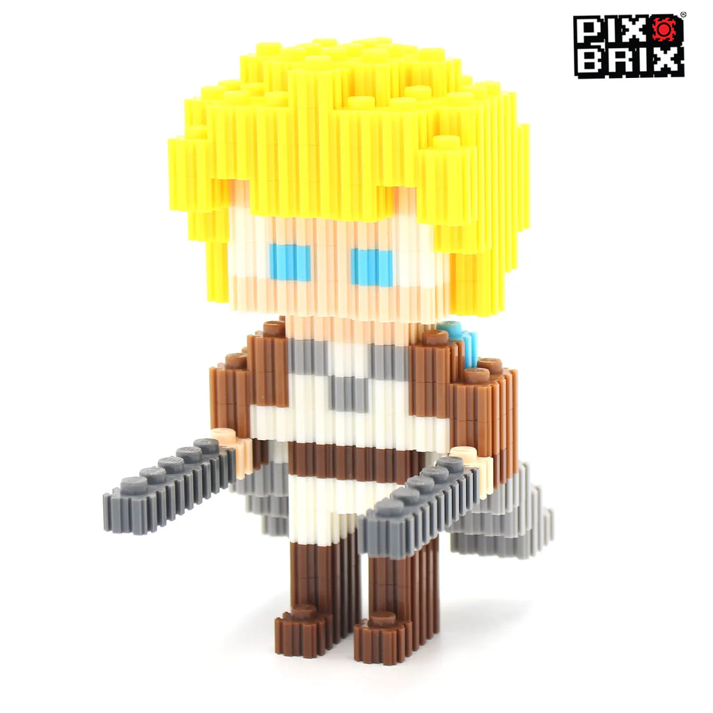 PixBrix 3D - Como hacer a Armin Arlert con Pixel Block