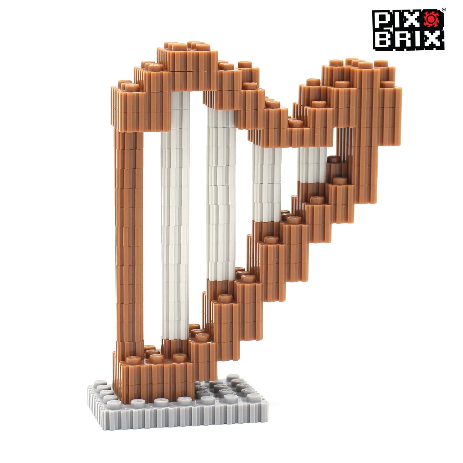 PixBrix 3D - Como hacer un Arpa con Pixel Block