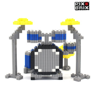 PixBrix 3D - Como hacer a Bateria con Pixel Block