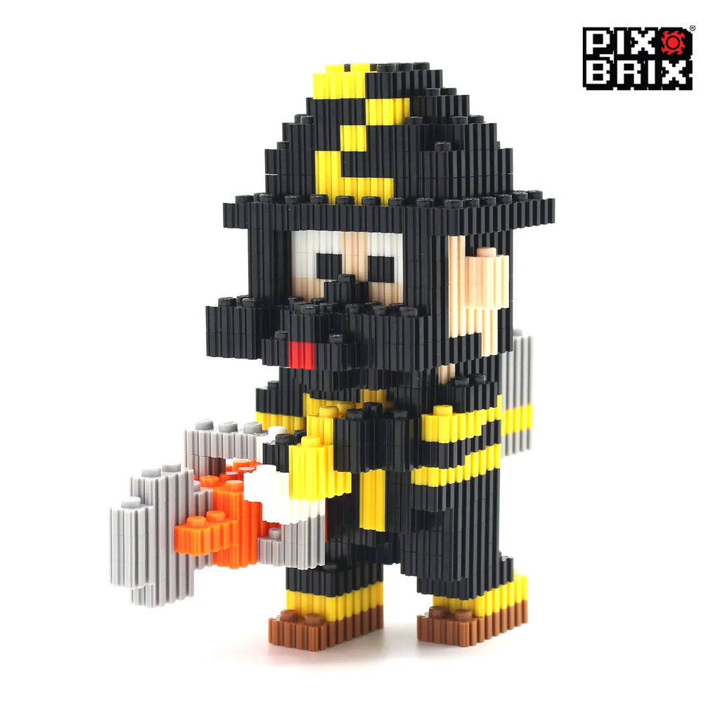 PixBrix 3D - Como hacer a Bombero V2 con Pixel Block