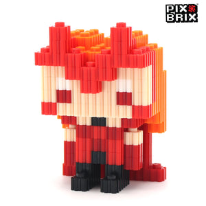 PixBrix 3D - Como hacer a Bruja escarlata con Pixel Block