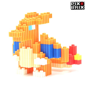 PixBrix 3D - Como hacer a Charizard Pequeño V2 con Pixel Block