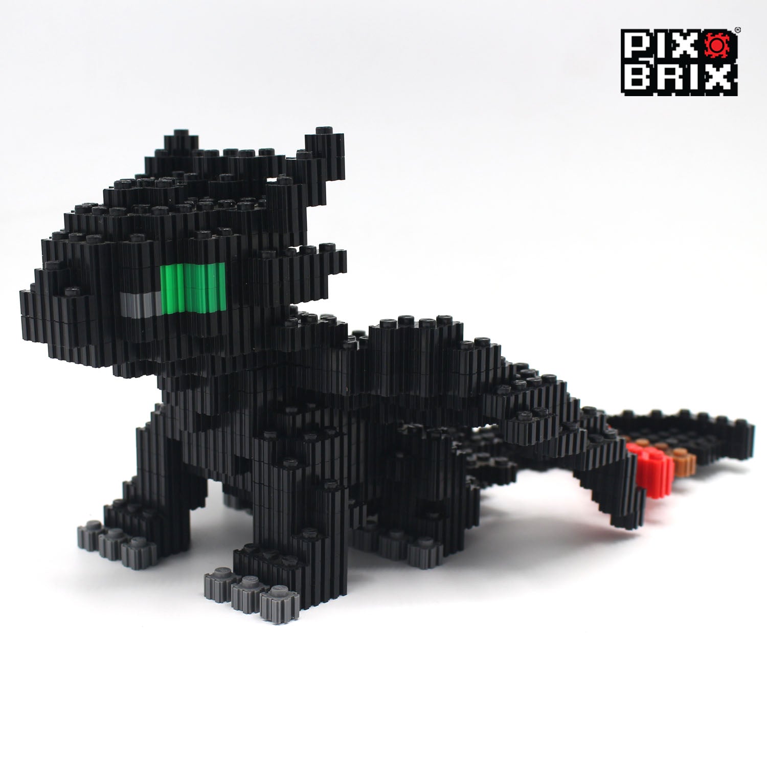 PixBrix 3D - Como hacer a Chimuelo Pequeño con Pixel Block