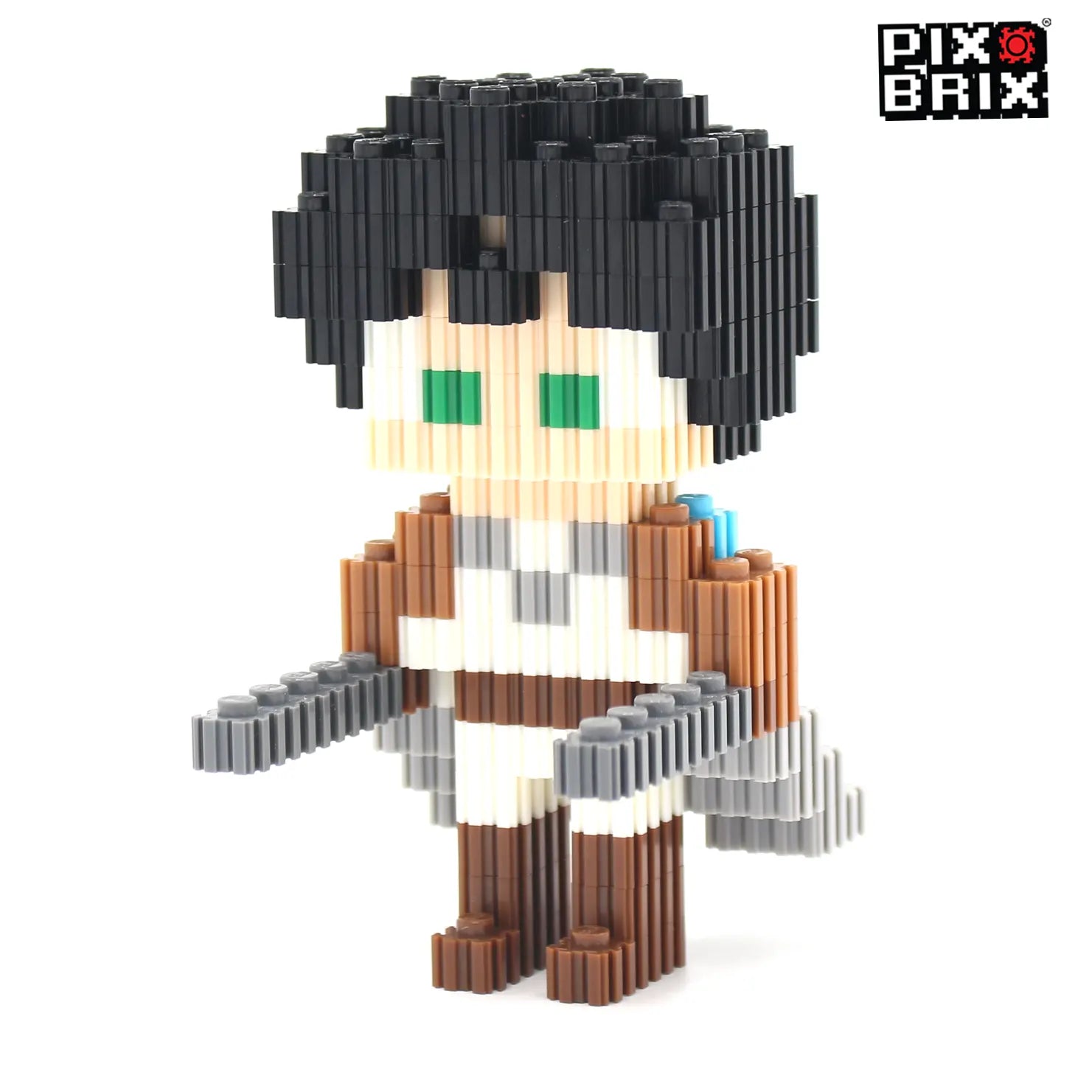 PixBrix 3D - Como hacer a Eren Yaeger con Pixel Block