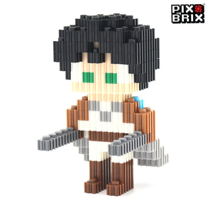 PixBrix 3D - Como hacer a Eren Yaeger con Pixel Block