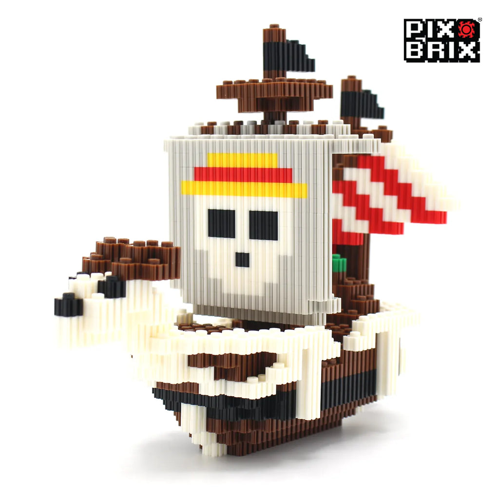 PixBrix 3D - Como hacer a Going Merry con Pixel Block
