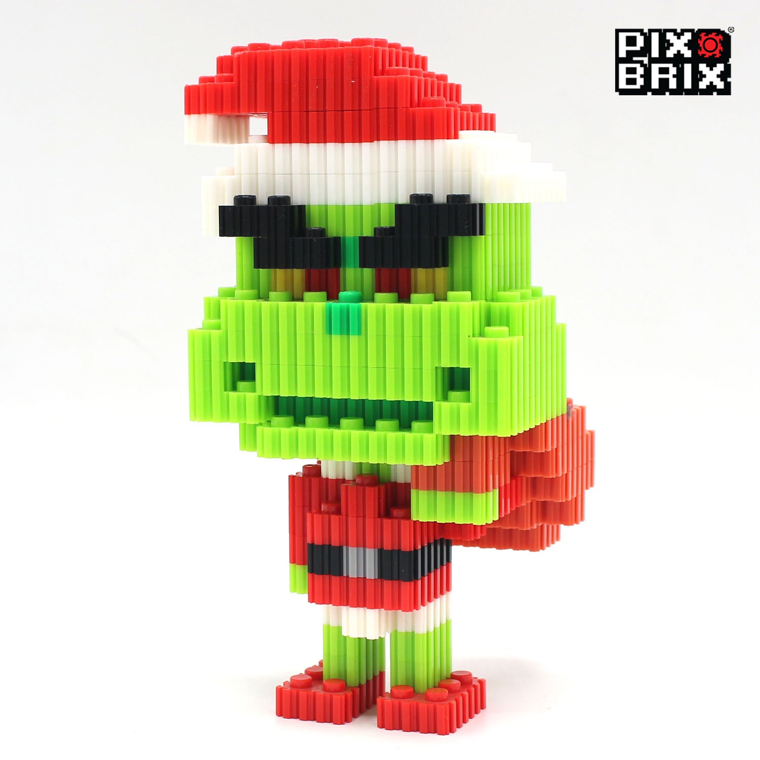 PixBrix 3D - Como hacer a Grinch con Pixel Block