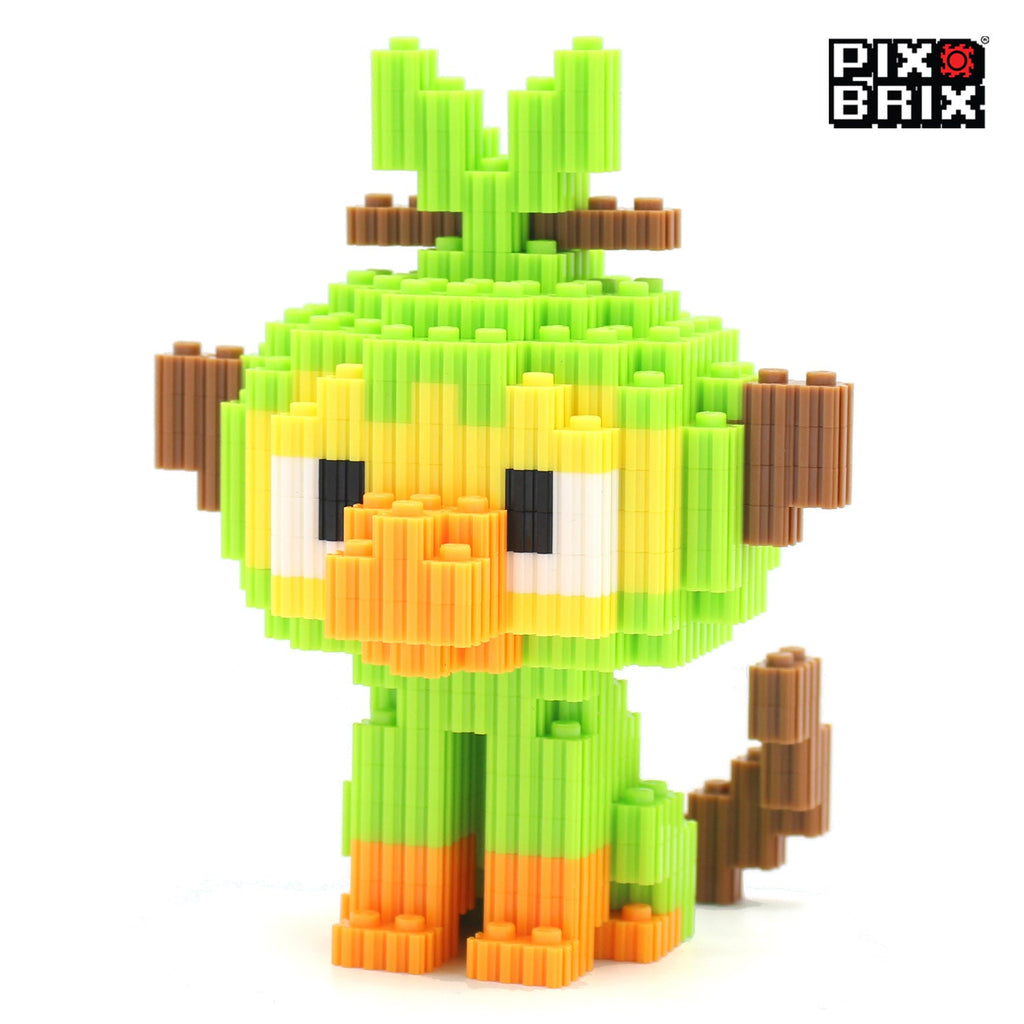 PixBrix 3D - Como hacer a Grookey con Pixel Block