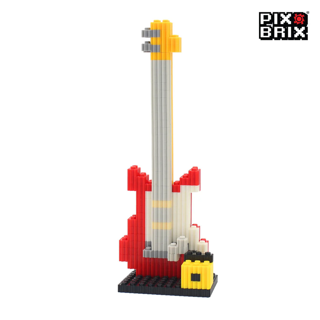 PixBrix 3D - Como hacer una Guitarra Eléctrica con Pixel Block