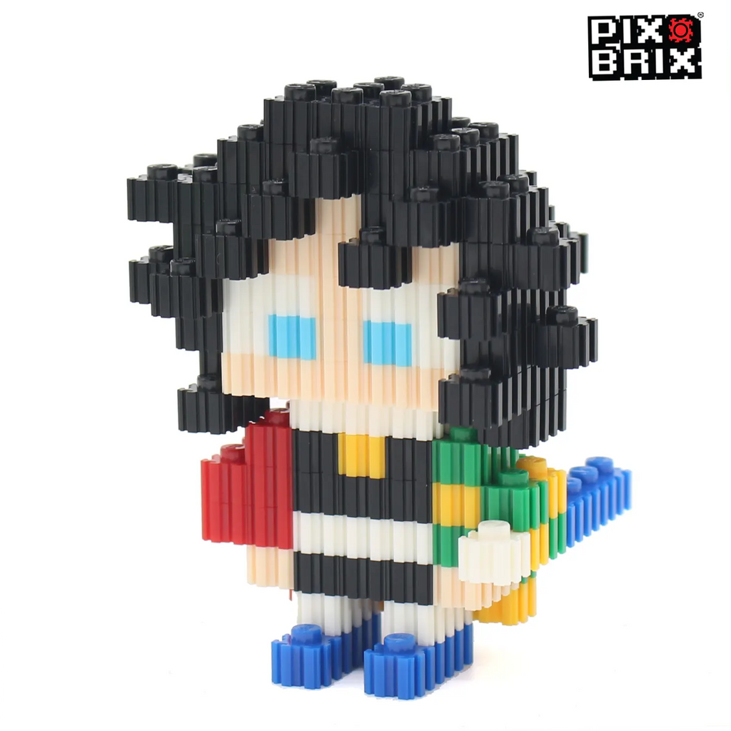 PixBrix 3D - Como hacer a Giyu Tomioka con Pixel Block