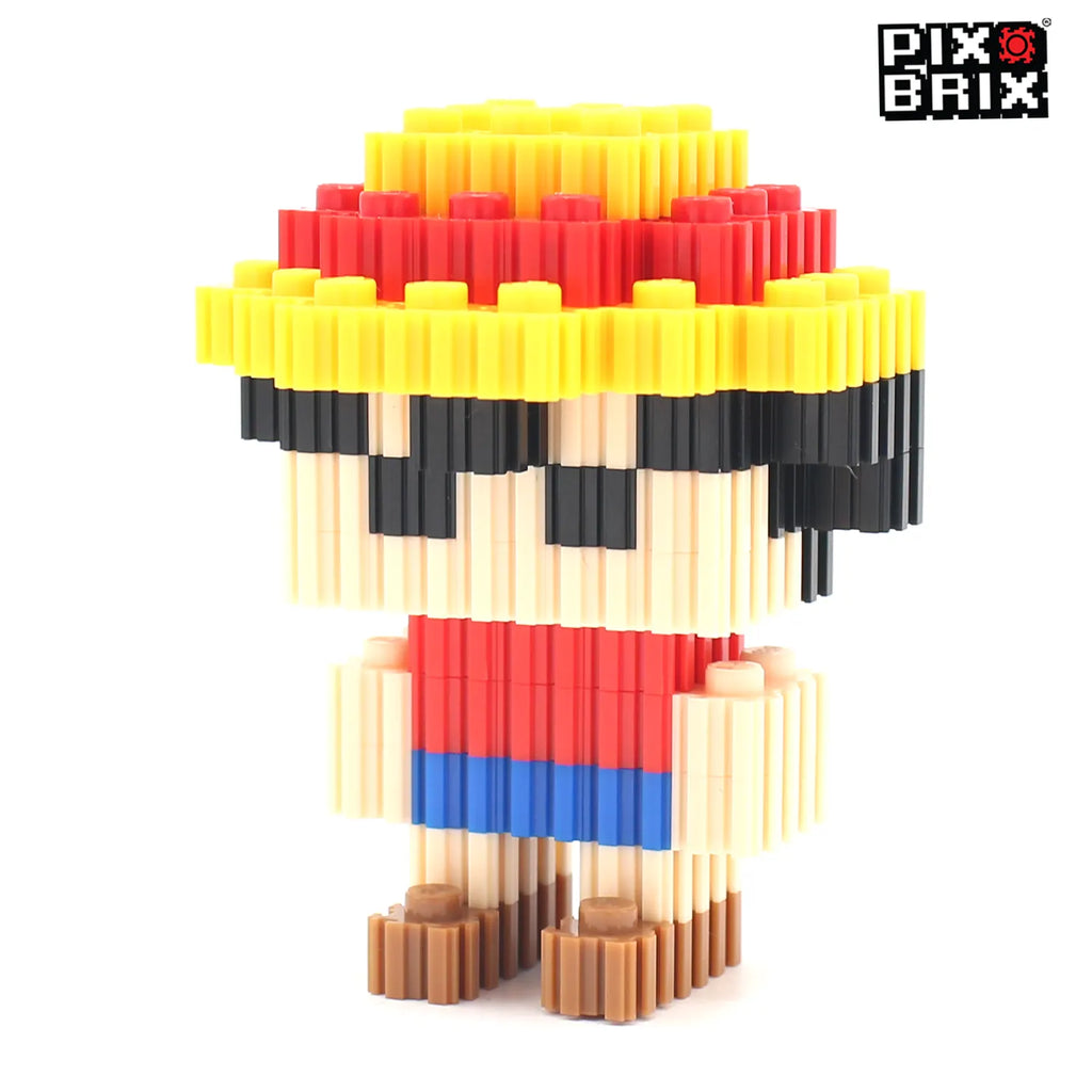 PixBrix 3D - Como hacer a Luffy Pequeño con Pixel Block
