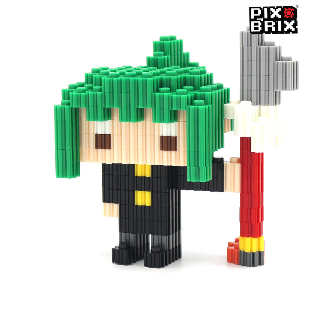 PixBrix 3D - Como hacer a Maki Zenin con Pixel Block
