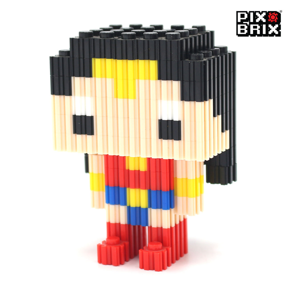 PixBrix 3D - Como hacer a Mujer Maravilla con Pixel Block