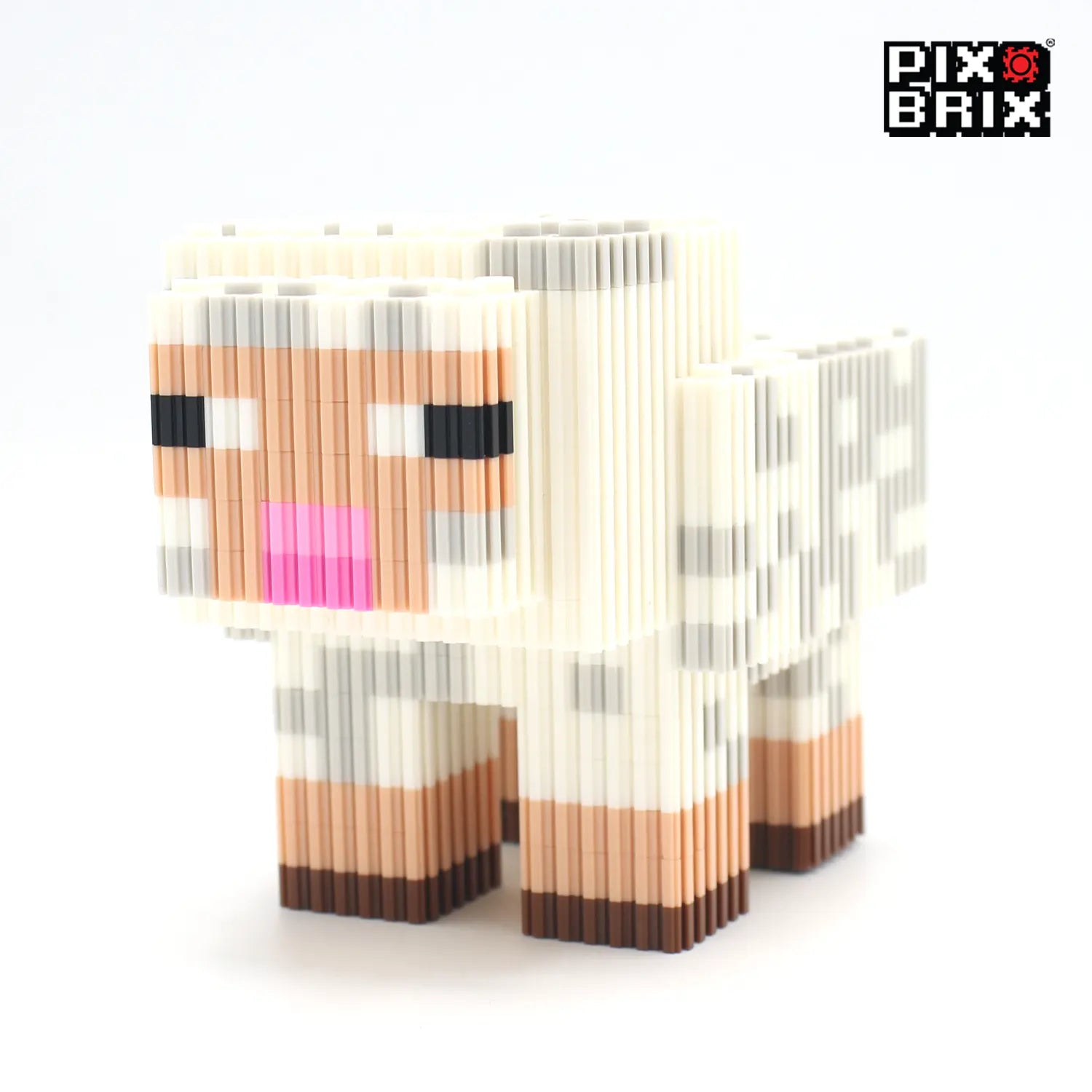 PixBrix 3D - Como hacer Oveja Minecraft con Pixel Block